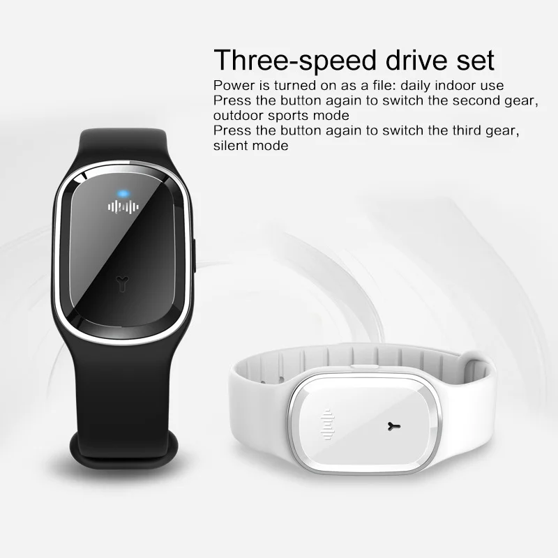 Умный ультразвуковой репеллент от комаров браслет с ультразвуковым