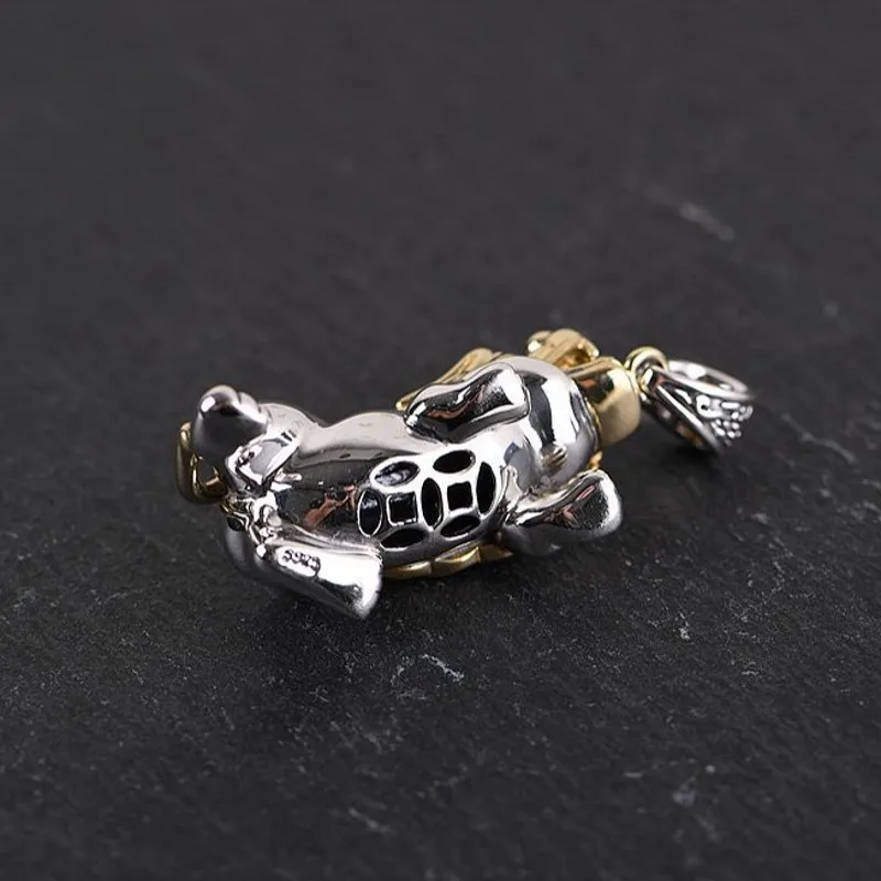 BOCAI Новинка 100% серебряные ювелирные изделия в этническом стиле ретро деньги