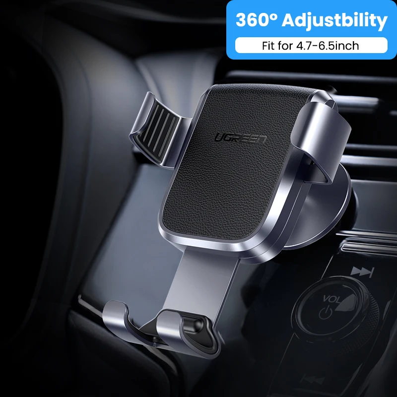 Vent Mount Gravity Ugreen держатель телефона для мобильного телефона в автомобиле для iPhone XR Авто сотовая поддержка приборной панели держатель стенд смартфон гравитационный держатель - Цвет: Vent Mount Gravity