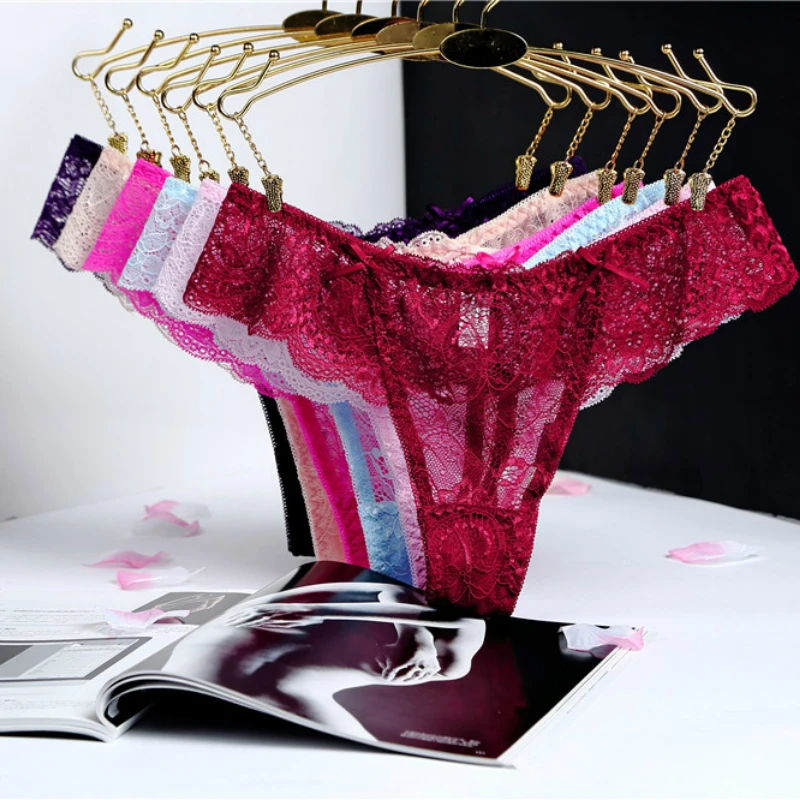 M L XL трусики женское нижнее белье кружевные сексуальные стринги и женские трусы с