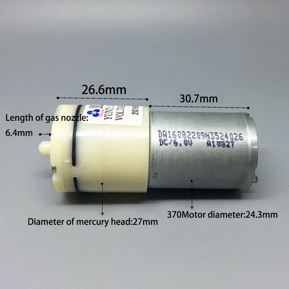 Воздушный насос постоянного тока 6 в 370 для электронного монитора артериального