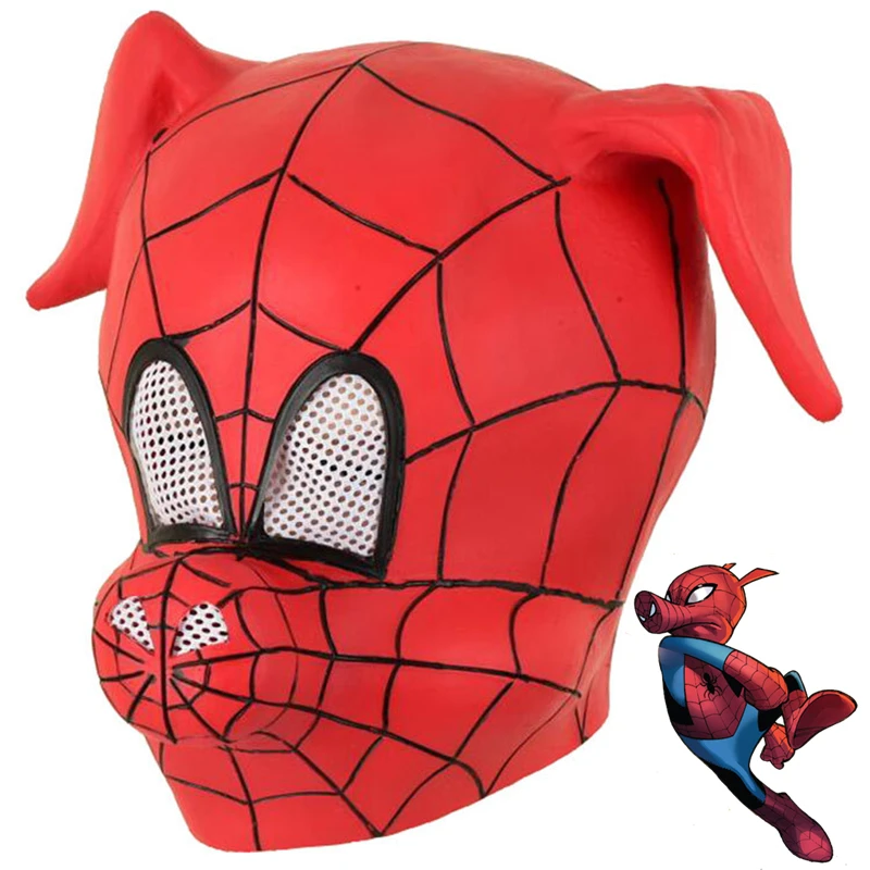 Маска спайдермена из латекса на Хэллоуин маска для косплея Человека паука