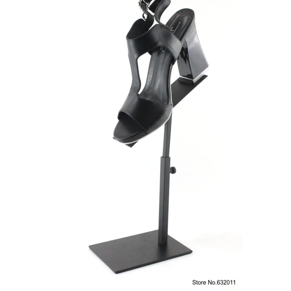 Стойка для демонстрации черной обуви стойка мужской магазина одежды реквизит