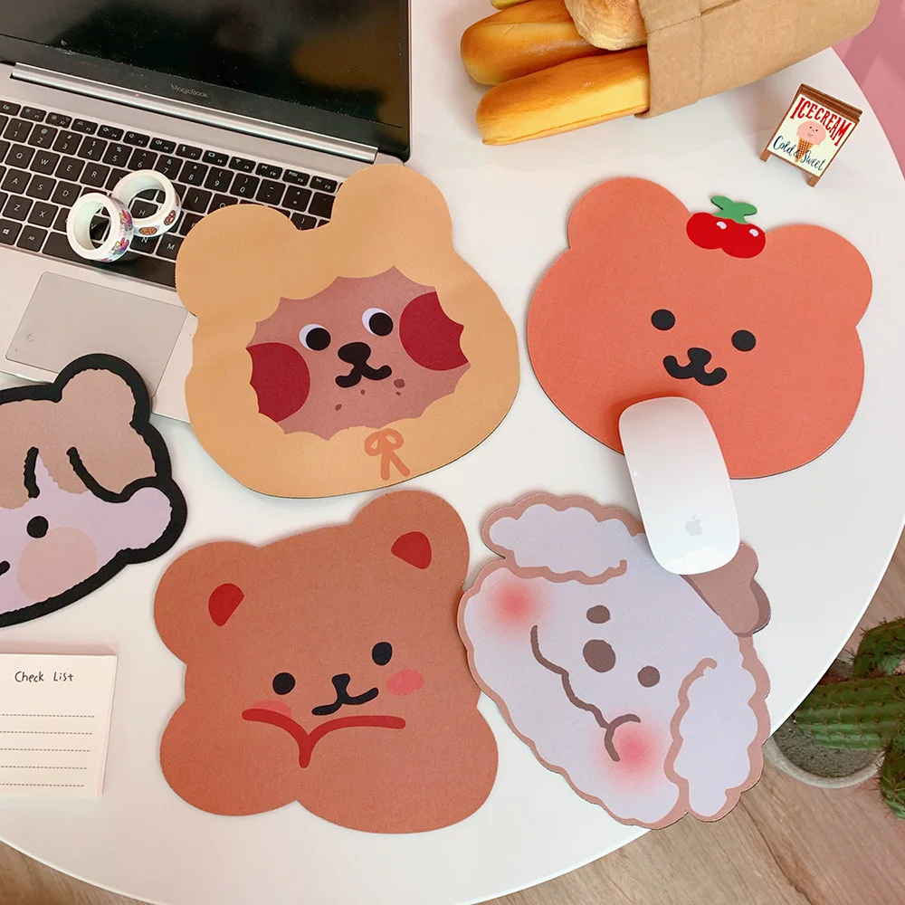 

Lovely kawaii Cute Bear Animal Mouse Pad Desk Big Mat Pads Waterproof Office Home Decoration Cup Mat Antislip Girls Boys Room