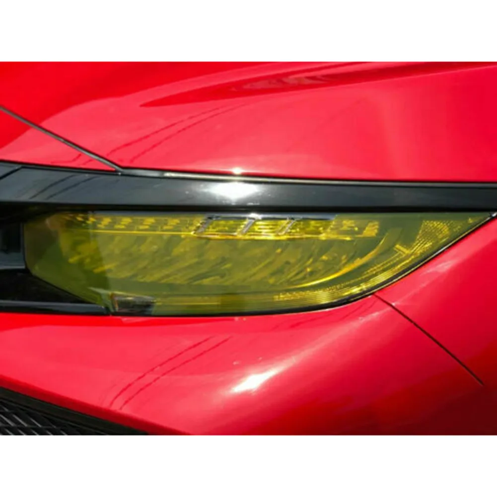

Trim Lamp Film Universal Vinyl Wrap 12\\\"x48 Fog Light Headlight Sporty Racing
