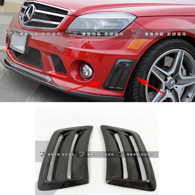 Передний бампер из углеродного волокна боковые кранцы вентиляционные отверстия
