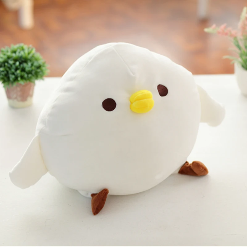 Фигурка маленькой белой курицы из мультфильма 20 60 см мягкие игрушки в виде