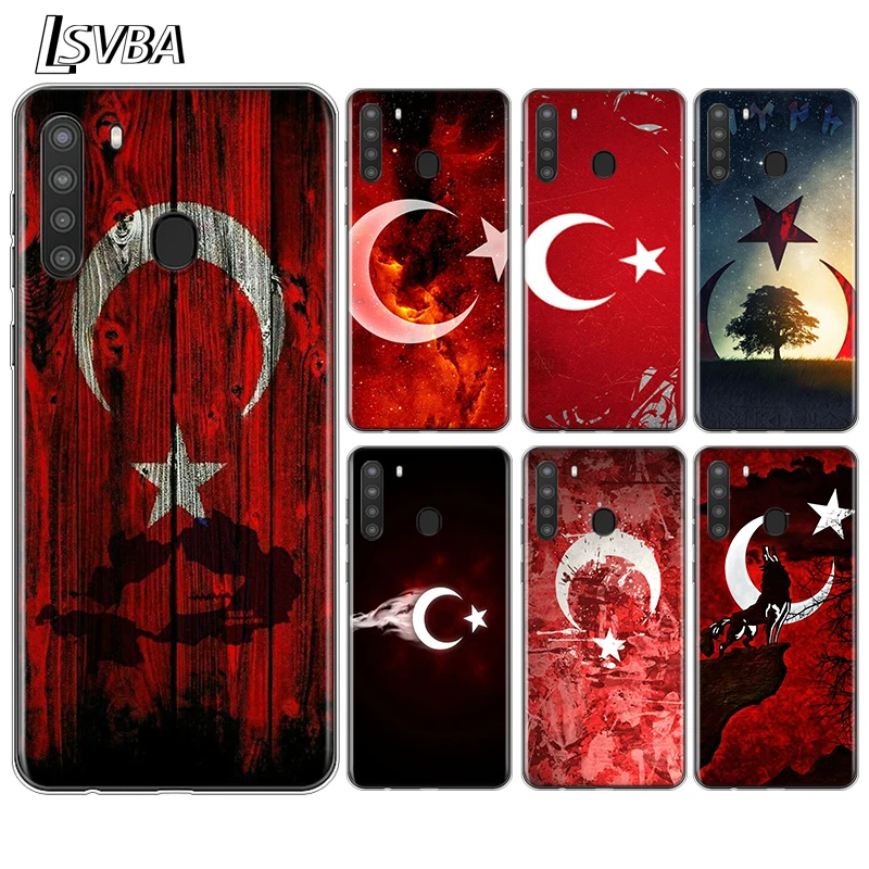 Чехол с турецким флагом для телефона Samsung Galaxy S20Ultra S20 Plus S10 Note 10 Lite A01 A11 A21 A21S A31 A41 A51