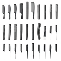 6pcs stylist anti static hairdressing comb multifunctional hair styling comb haircut hair care styling tool set salon supplies