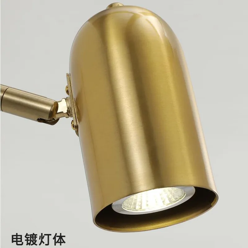 

Скандинавские светодиодные Настенные светильники, фоновые настенные лампы с длинным полюсом, лампа для чтения с выдвижным длинным кронште...