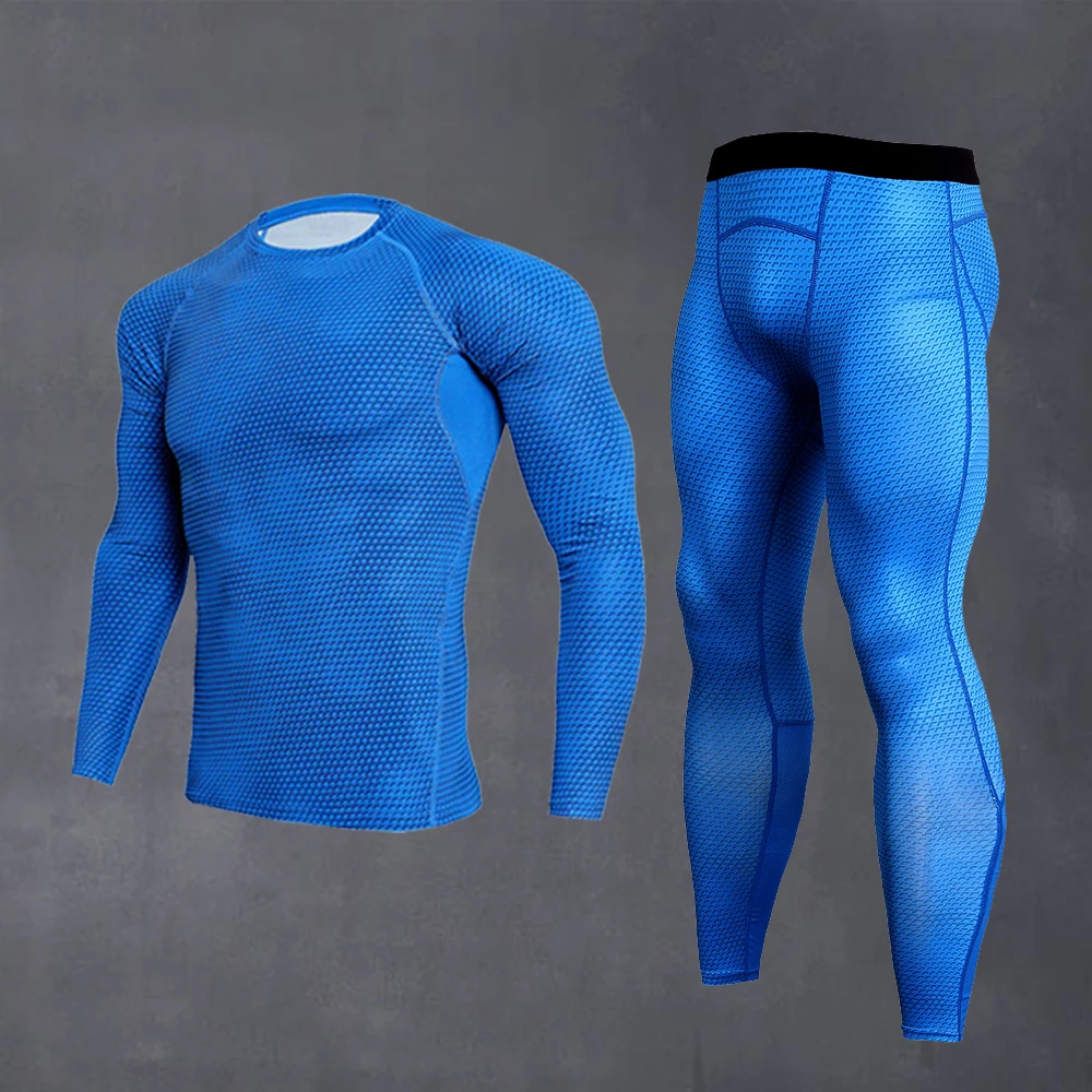 High-Quality Compression Tight-Fitting Workout Suit Outdoor Running Suit Men's Basketball Leggings Gym Fitness Sportswear