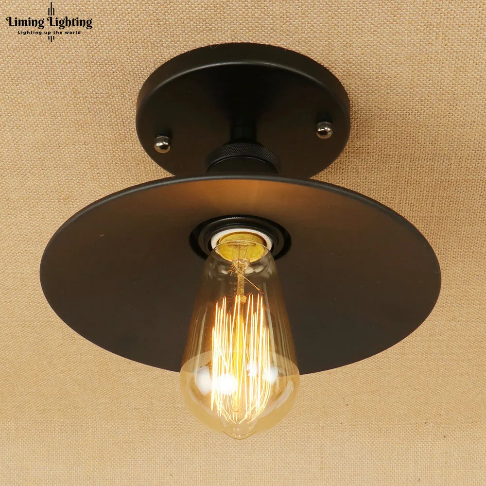 Лофт винтажные потолочные светильники Lamparas De Techo Lustre Luminaria Abajur комнатная потолочная лампа освещение Промышленное освещение для гостиной