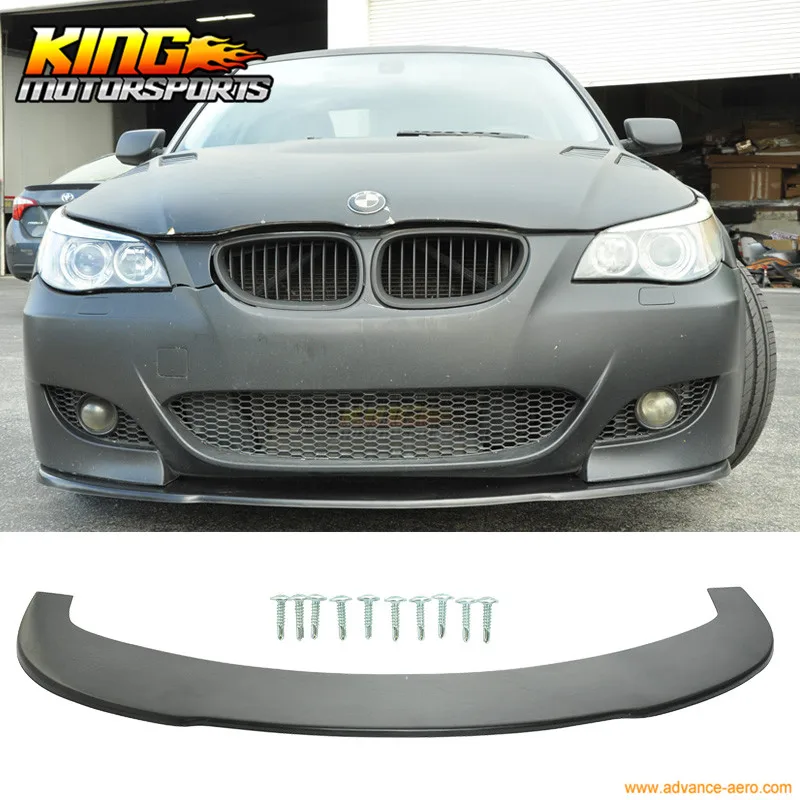 Подходит для 04 10 BMW E60 5 серии M5 под передним бампером спойлер Splitter PU|m5 front bumper|front