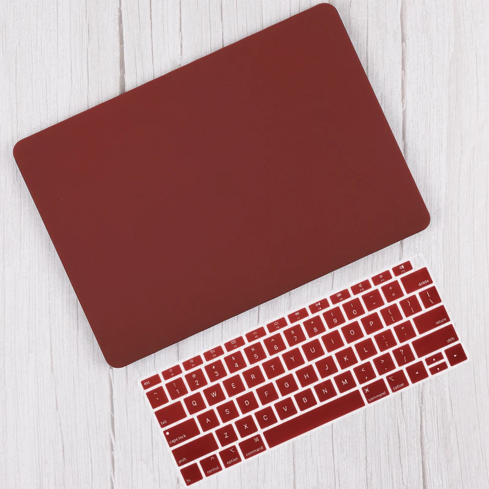 Матовый пластиковый жесткий чехол для MacBook Air 13 дюймов A1932 Pro 13 15 16 Touch bar A2141 A2159 чехол для ноутбука+ крышка для клавиатуры
