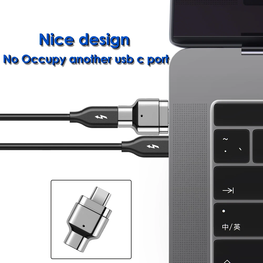 Новейший 24 pin дизайн USB C Тип разъем для MagSafe Поддержка до 100 Вт 40 ГБ/сек. PD передача