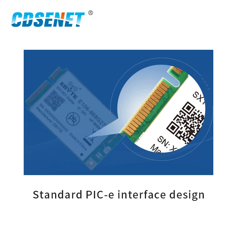 

E106-868G27P 868MHz SX1301 LoRa Gate Way Module 27dBm Long Distance 5km Wireless Transceiver