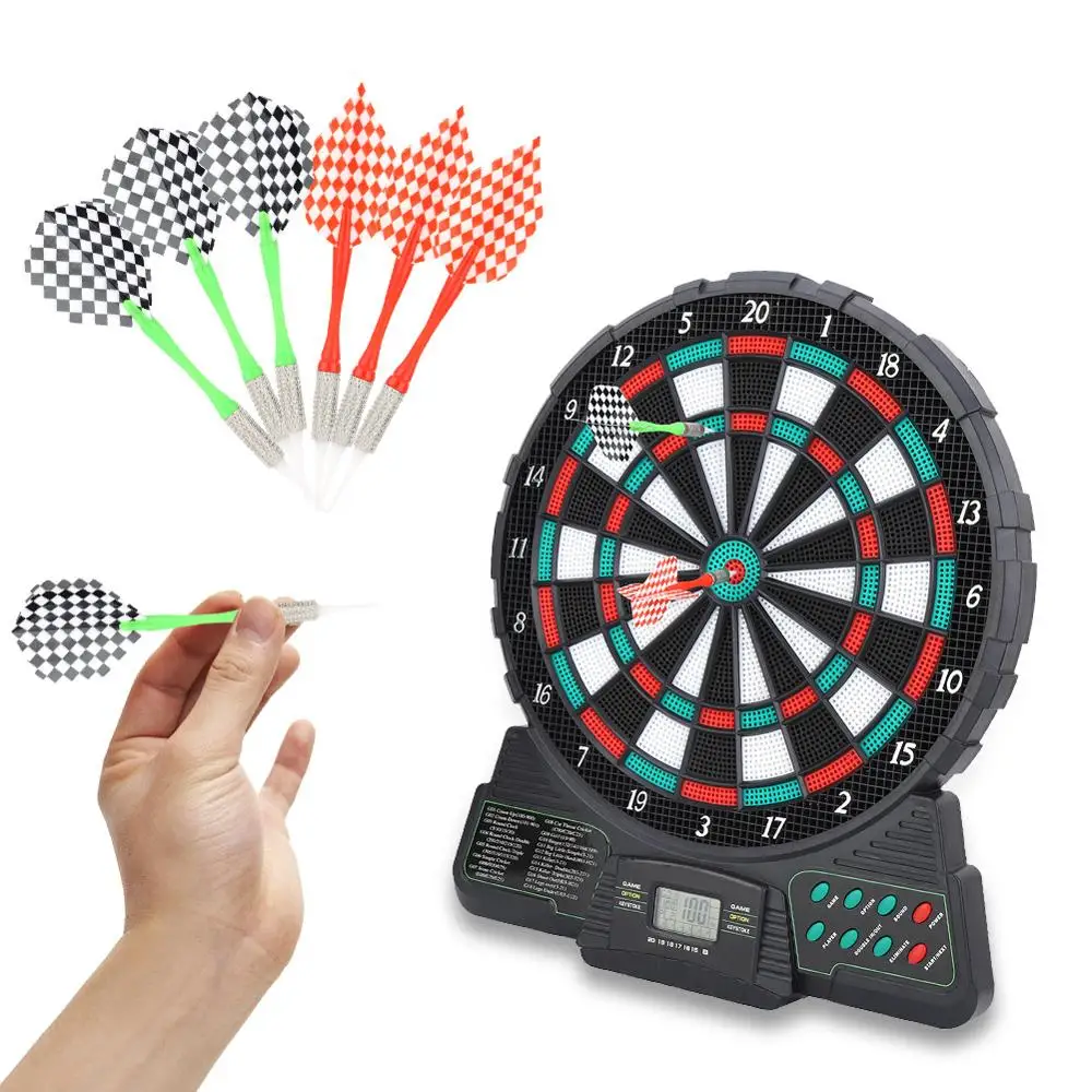 14 6 дюймовая электронная Дротика доска дротика набор для игр ЖК дисплей