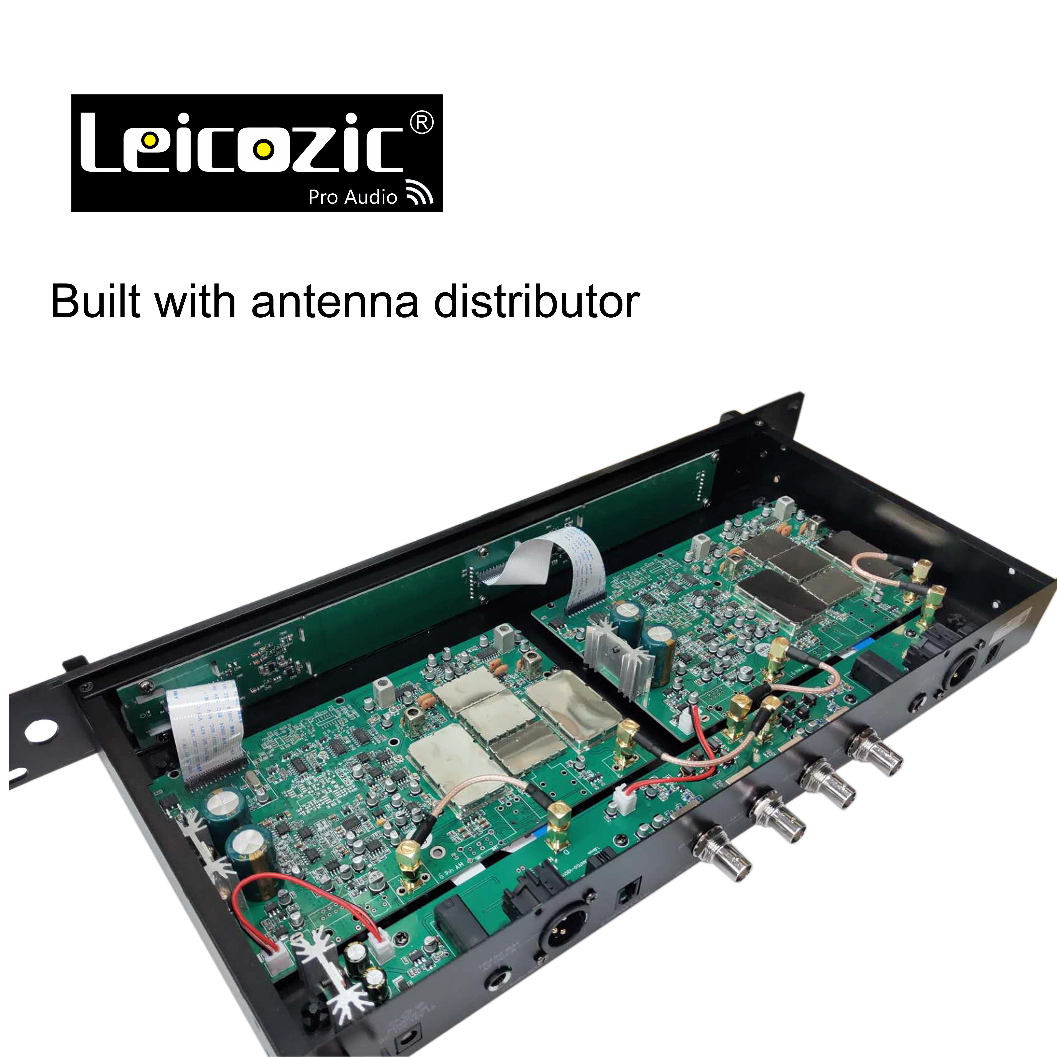 

Leicozic QLX-24D Dual Microphone Wireless System Handheld Cordless Microfono QLXD Fit for Original Beta87 Beta58a SM58A Capsule