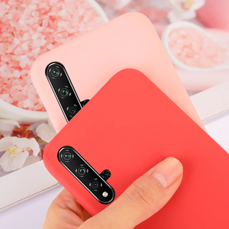 Чехол конфетного цвета для huawei Коврики 30 20X5G P20 P30 Pro Lite Y6 Y7 Y9 P Smart на Honor 9X8X20 Pro 10i 20i 10 9 Lite чехол