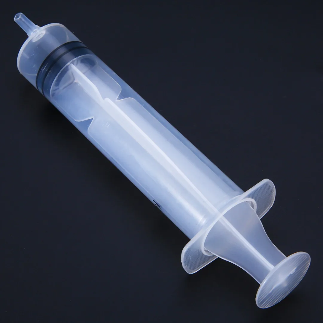 Translucent Measuring Syringe 50ml Plastic With Cover Nutrient Hydroponics For Accurately Measured |