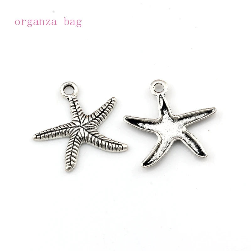 Цинк из тибетского серебра с подвеской в виде металлической морской звезды сплав