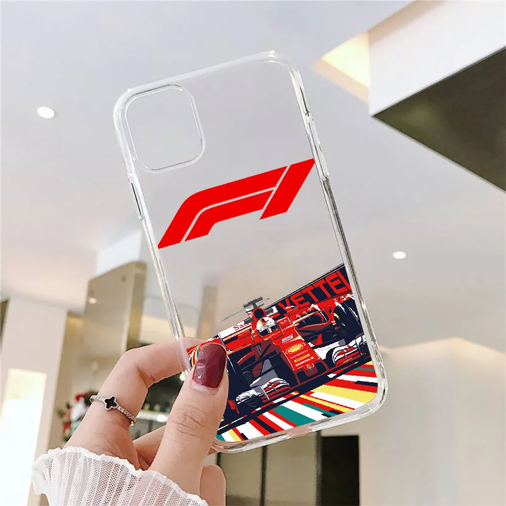 Чехол для телефона Formula 1 Racing Car F1 прозрачный для Xiaomi Mi Max Note 3 A2 A3 8 9 9T 10 Lite Pro Ultra прозрачный бампер в трендовом стиле.