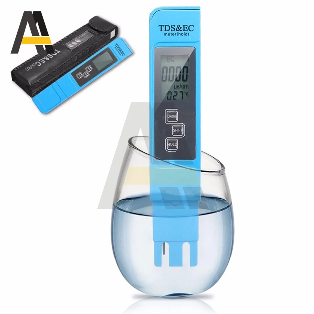 Измеритель TDS/EC/TEMP цифровой тестер воды измеритель PH 0 0-14 0-9990ppm TDS и EC ЖК-дисплей