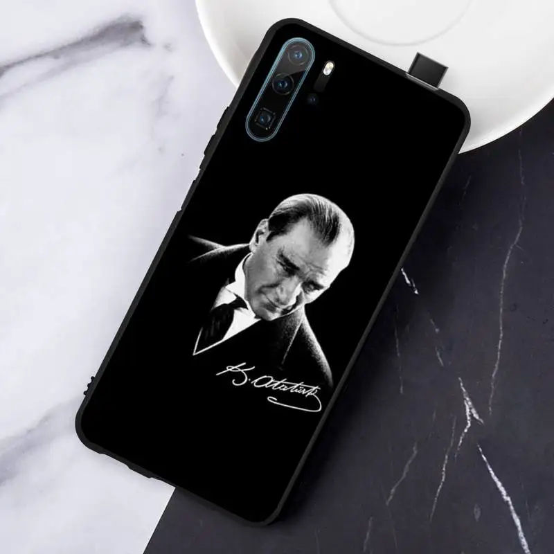 

Turkey Mustafa Kemal Ataturk leader Phone Case For Huawei honor Mate P 10 20 30 40 Pro 10i 9 10 20 8 x Lite