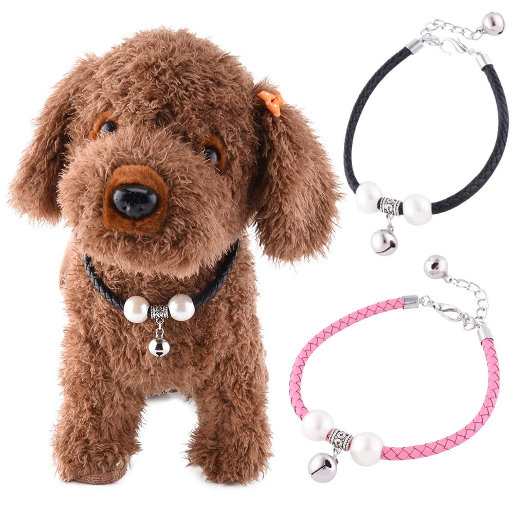 Ошейник для собак жемчужные стразы ожерелье маленьких кошек ошейник собаки