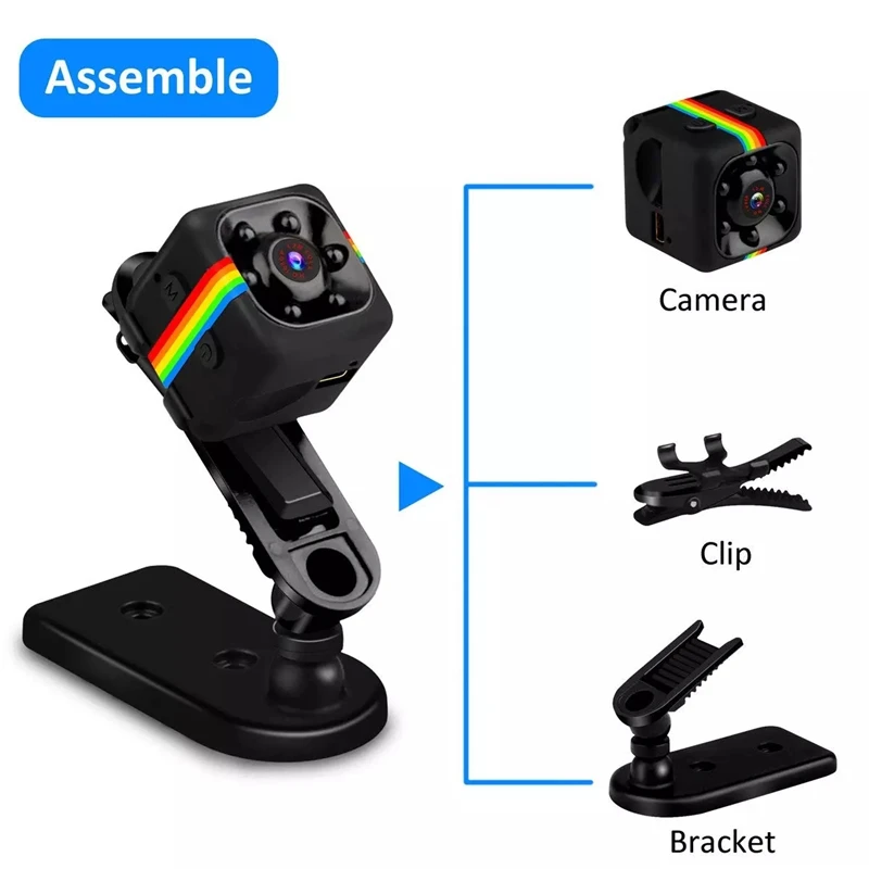 

Hot HD 1080P sq11 Mini Camera Sensor Night Vision Camcorder Motion DVR Micro Camera Sport DV Video recorder SQ 11 small Camera