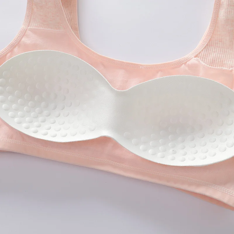 3 шт./лот бюстгальтер для девочек Хлопковый детский спортивный из дышащей ткани