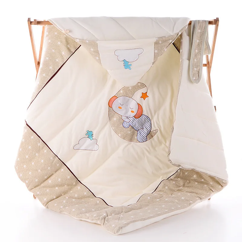 Цветной хлопковый жилет с принтом Keyline зимний Детские утолщенные одеяла рисунком