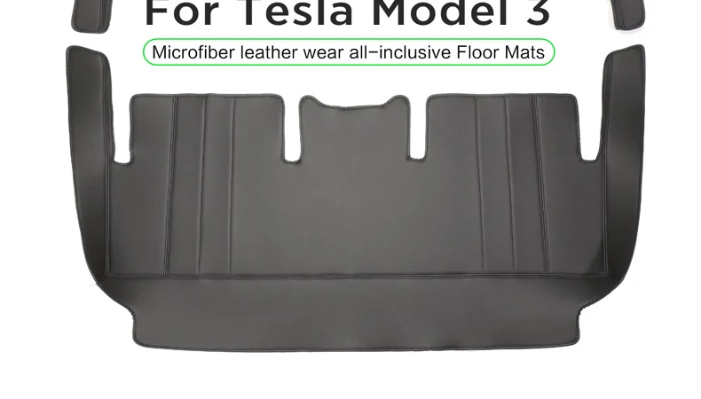 LUCKEASY для Tesla модель 3- автомобиль из микрофибры носить все включено коврики 3 шт./компл
