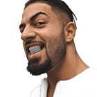 Мужской Массажер для лица, тренажер для мышц и челюстей, мячик для жевания, тренировка укусов