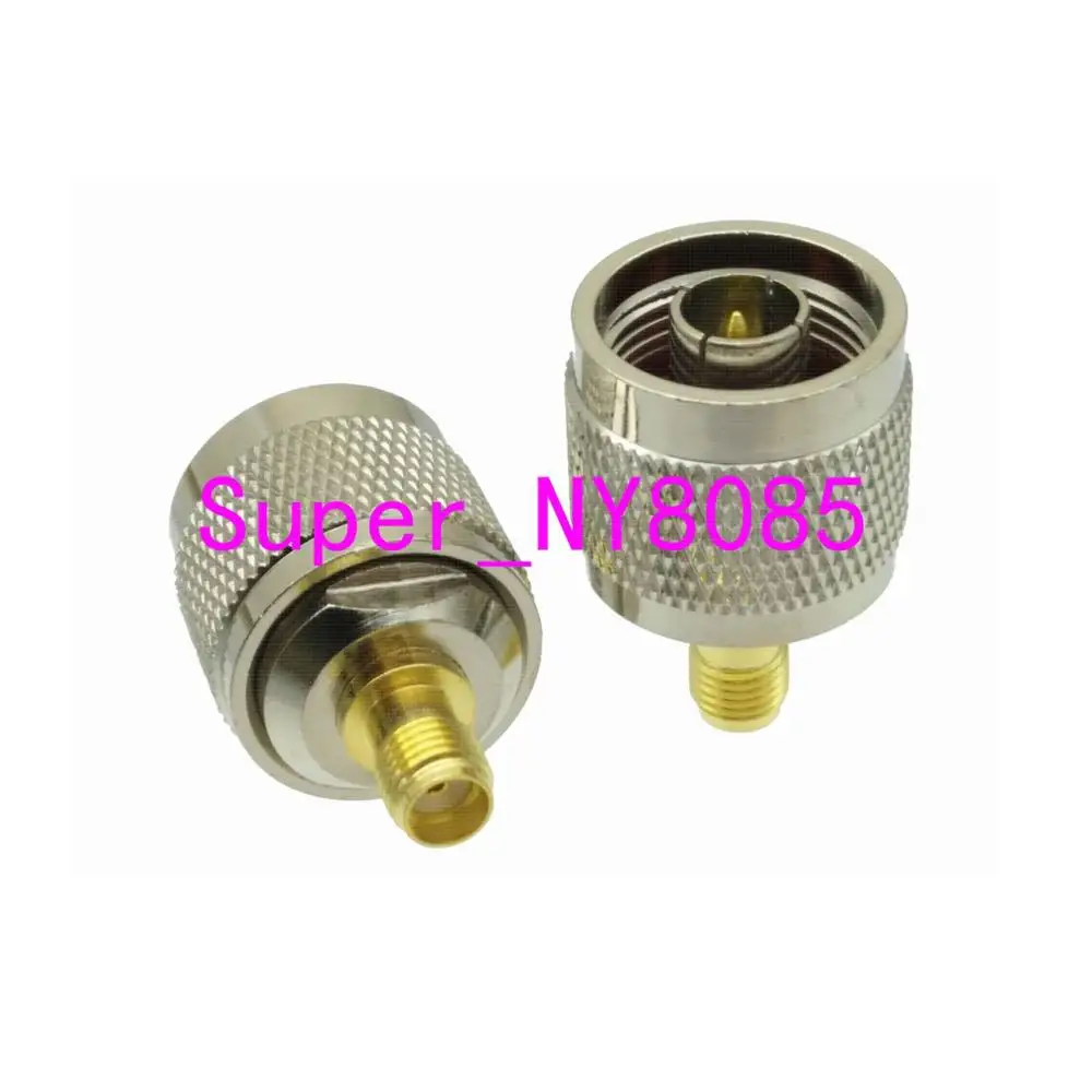 1pce адаптер N штекер к гнезду SMA Прямой RF коаксиальный|sm plug|plug maleplug male female |
