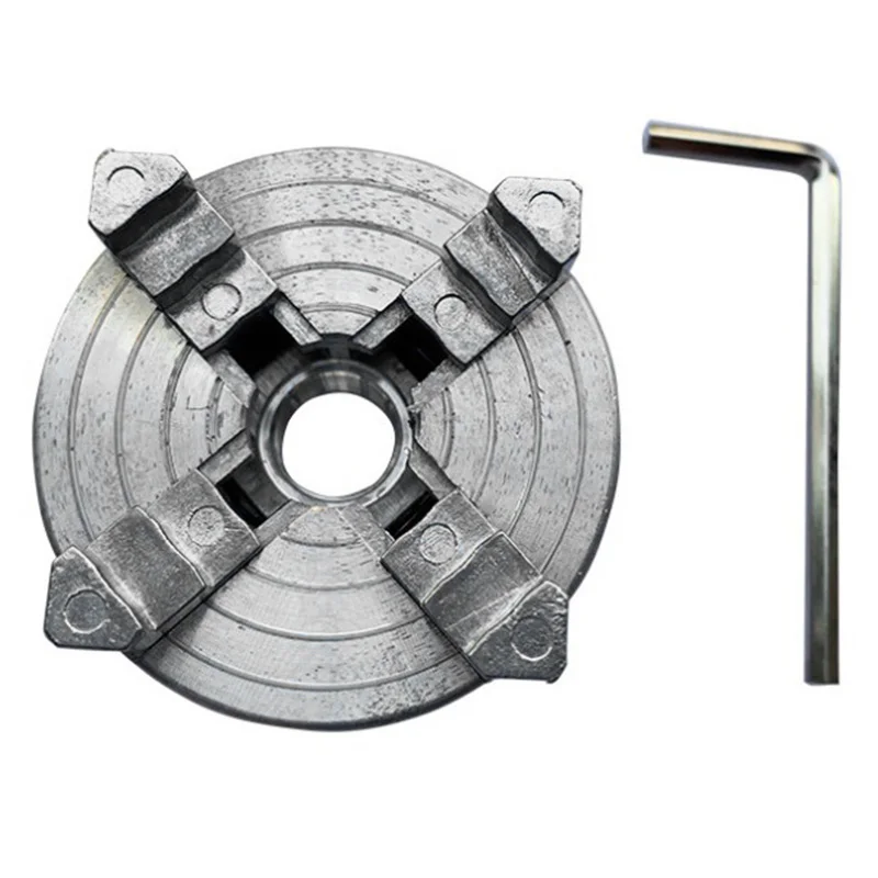 4-х кулачковый патрон Z011A для металлического мини-токарного станка M12 X 1 мм