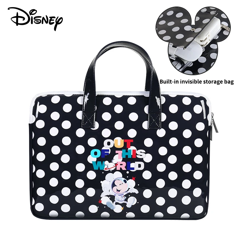

2021 Original Disney Mickey Minnie Laptop Bag Case for Macbook Air Pro 13 14 15.6 Laptop Sleeve Waterproof Bag For Dell Lenovo