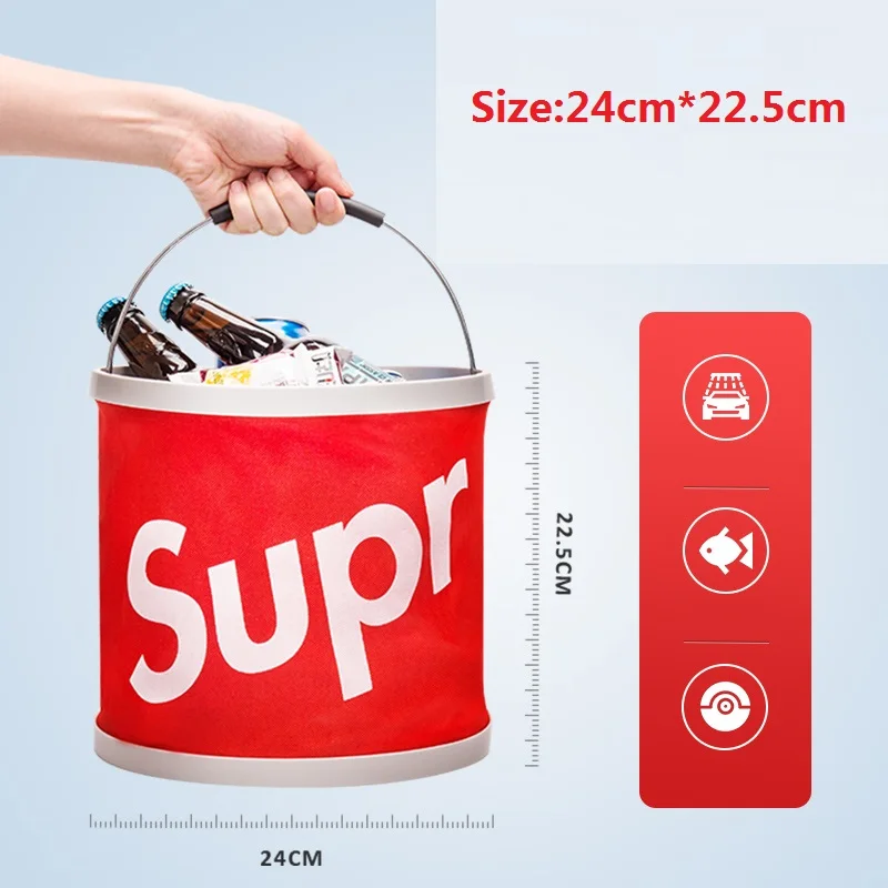 1 шт. ткань Оксфорд пластик складной портативный водонепроницаемый светильник