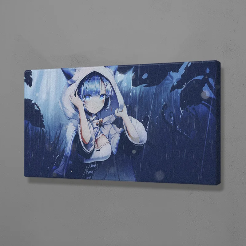 

HD Prints Rem Canvas Painting Wall Art Re Zero Japan Anime Poster Home Decoration For Living Room Modular Role Pictures No Frame