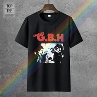 new charged gbh rock g b h band black mens t shirt cotton s xxxl size