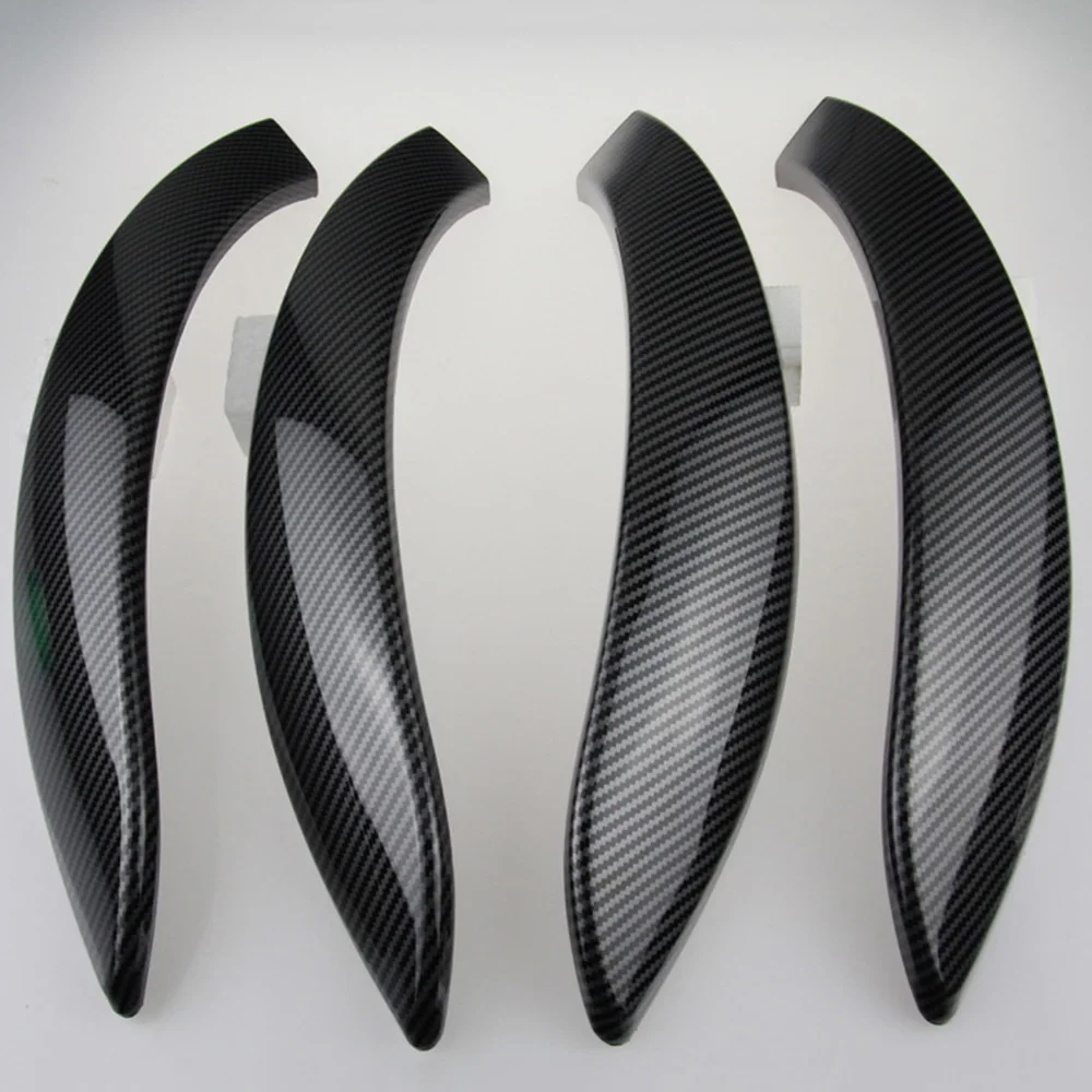 Накладка на внутреннюю ручку подлокотника карбонового вида для BMW 3 серии F30 F31 2013