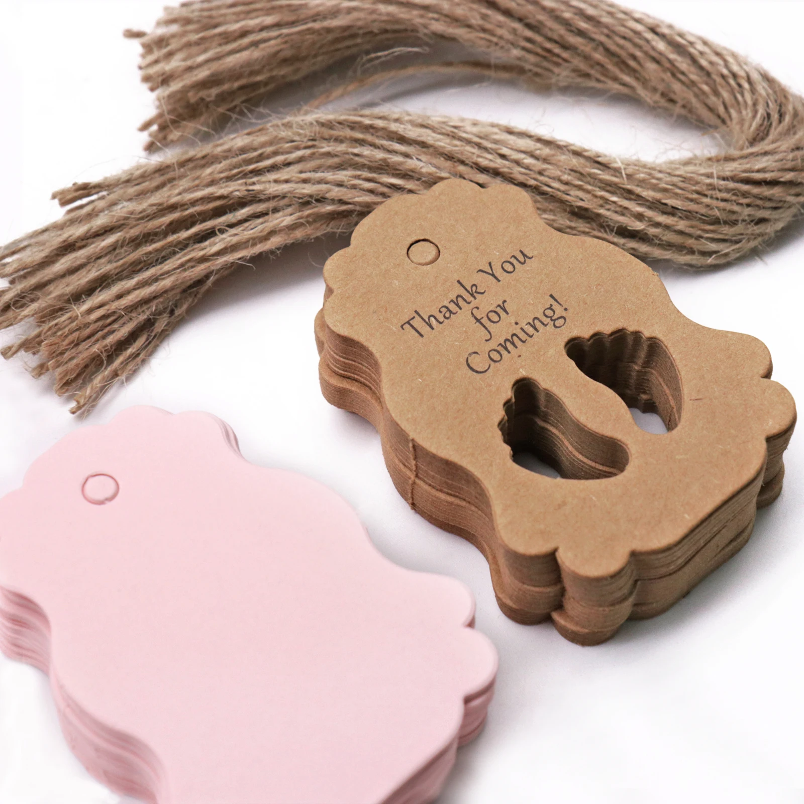 50 шт. ярлыки из крафт бумаги для детей|Украшения своими руками вечеринки| |