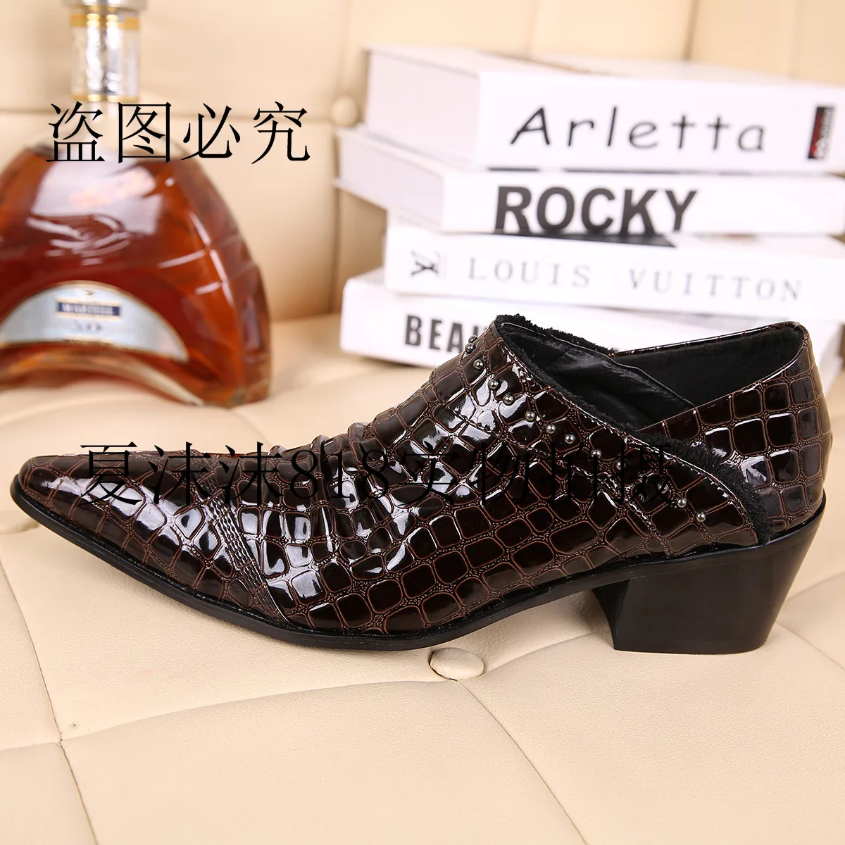 Модная Повседневная Деловая Мужская обувь Charm2021 в Корейском стиле с острым