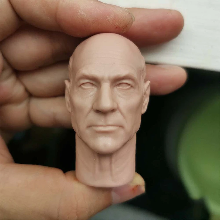 

Неокрашенные модели голов для 12-дюймовых фигурок для преподавателей среднего возраста в масштабе 1/6