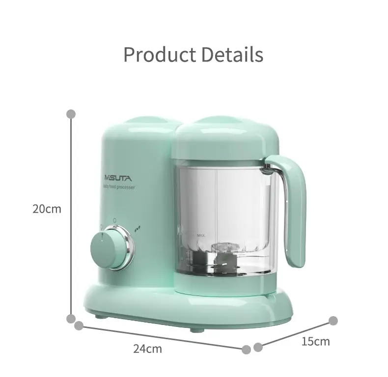 

Electric Stainless Steel Steamer Multifunction Baby Food Processor Household Blender Machine Baby Food Processors