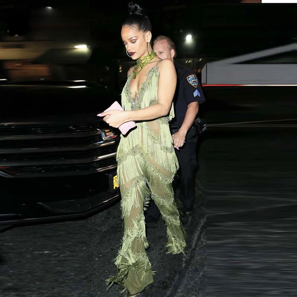 Женский комбинезон на бретелях-спагетти оливковый зеленый черный белый с