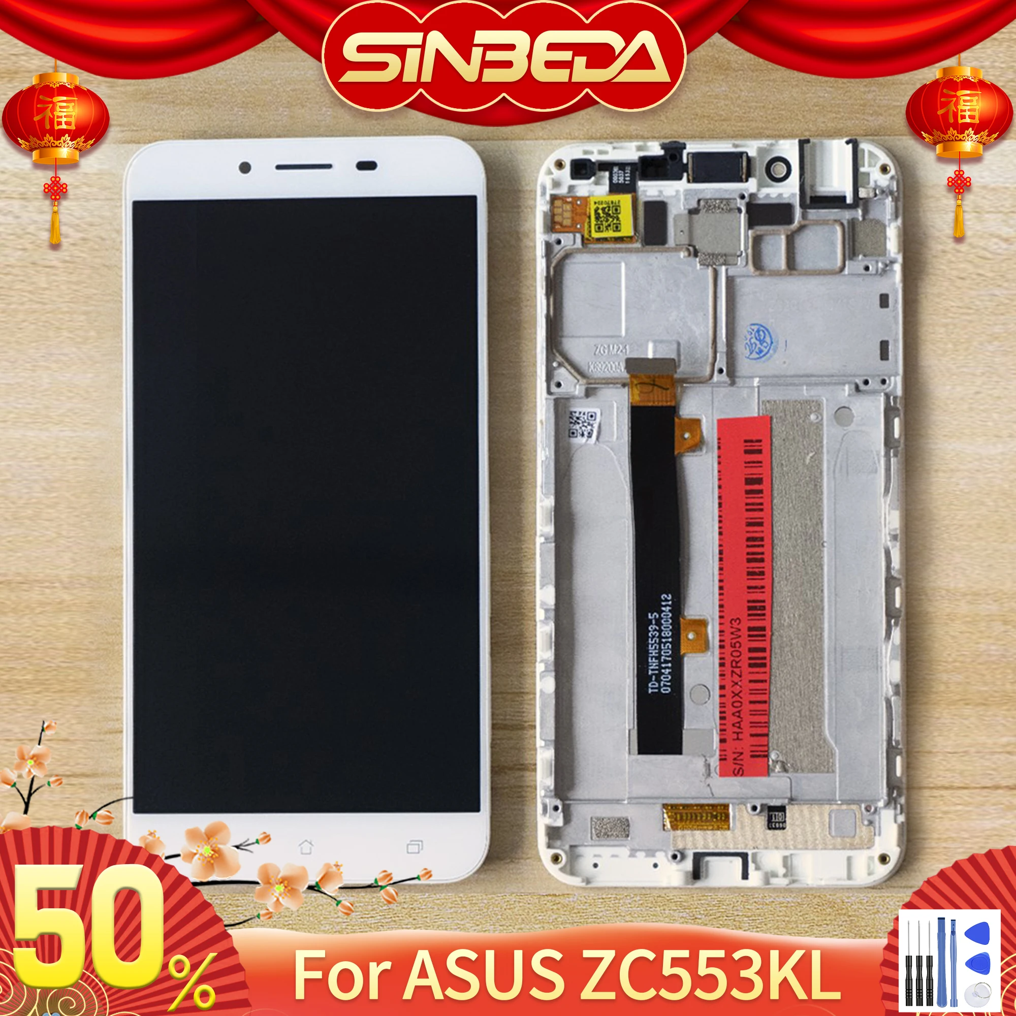 ЖК-дисплей для мобильного телефона ASUS Zenfone 3 Max ZC553KL, ЖК-дисплей, сенсорный экран в сборе, дигитайзер для ASUS ZC553KL X00DD lcd