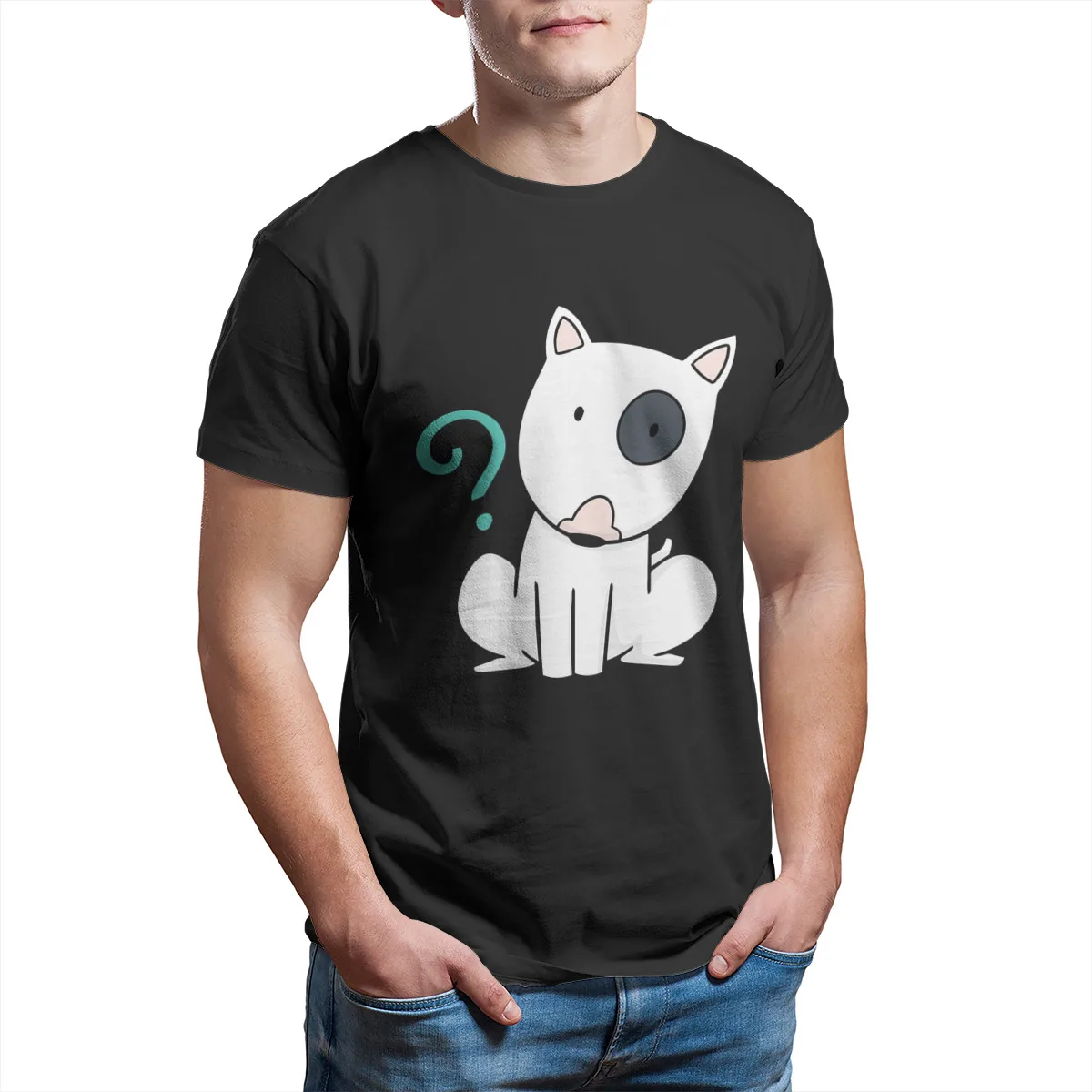 

Bull Terrier 50 Print Custom 4XL 5XL 6XL Top quality Hip-Hop Tees 27647