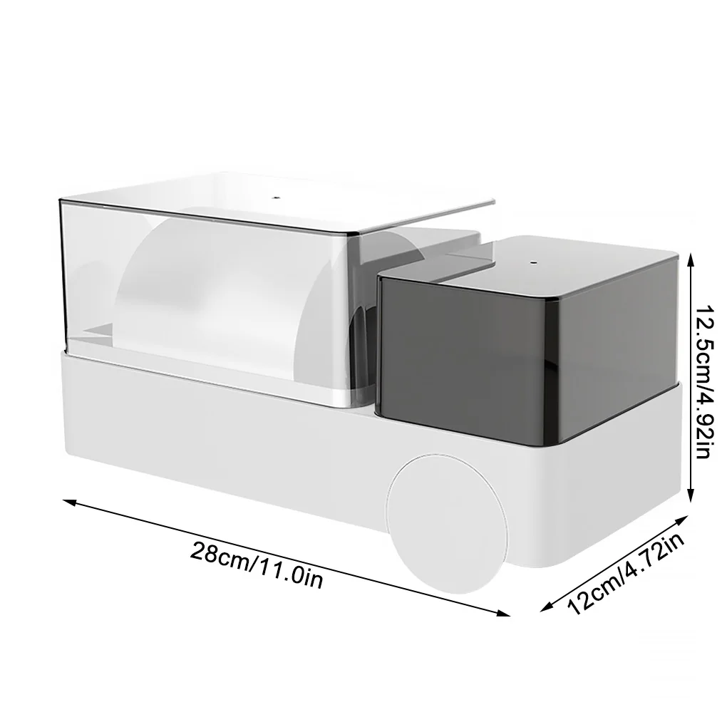 

Wall-Mounted Tissue Box Bathroom Multi-functional Shelf Toilet Paper Holder Waterproof Storage Rack