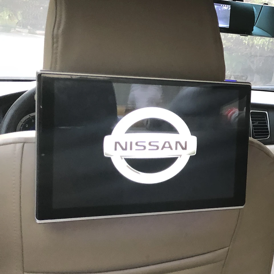 

InCar Headrest Monitor For Nissan Livina Tiida C-Gear Sylphy Teana Geniss Qashqai Paladin X-Trail Rear Seat Entertainment System